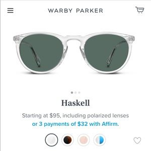 Warby Parker Haskell Sunglasses